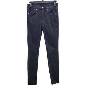 Genetic Denim Heroine‎ Stem Mid-Rise Skinny Women's Black Stretch Jeans USA 24